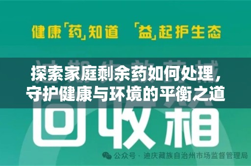 泰安探索家庭剩余药如何处理，守护健康与环境的平衡之道